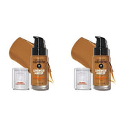 Revlon ColorStay Liquid Foundation for Combination and Oily Skin SPF 15 Pecan 1.0oz - Pack of 2