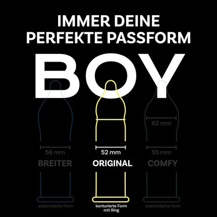 BILLY BOY Condoms Longer Love 52mm 10 Pieces - Pack of 10