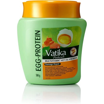 Vatika Naturals Egg Protein Deep Conditioning Hair Mask 500g - Goodness of Natural Egg for Conditioning, Repairing, and Strengthening