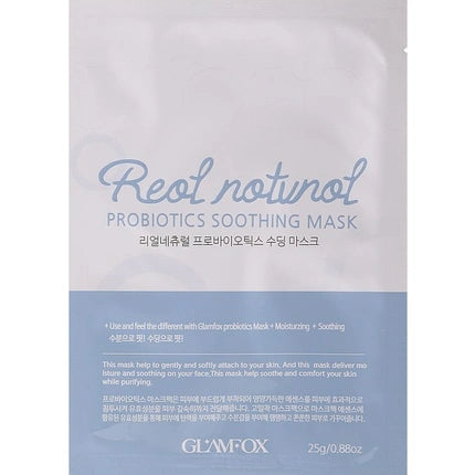 Glamfox Soothing Probiotic Sheet Mask 25g