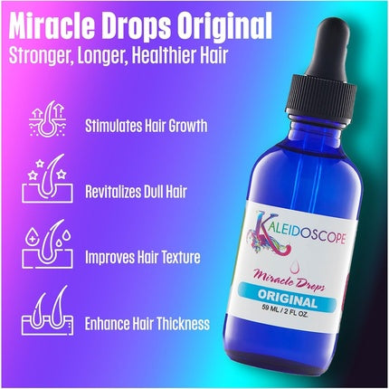 Kaleidoscope Miracle Drops Quick Absorbing Fights Dry Scalp Boosts Hair