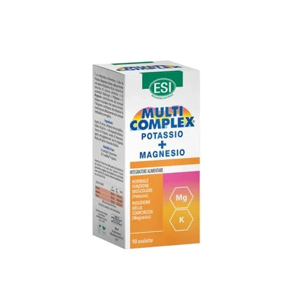 Esi Multi Complex Potassium Magnesium Supplement 90 Oval Tablets