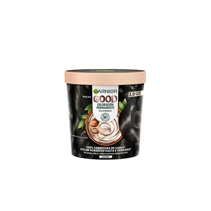 Garnier Good Permanent Hair Color 20 Truffle Black 550ml
