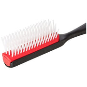 Denman Hairbrush D143 with White Bristles and Removable Air Cushion 5 Rows