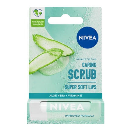 Nivea Lip Peeling Aloe 5.5ml - Gentle Exfoliation For Soft Lips