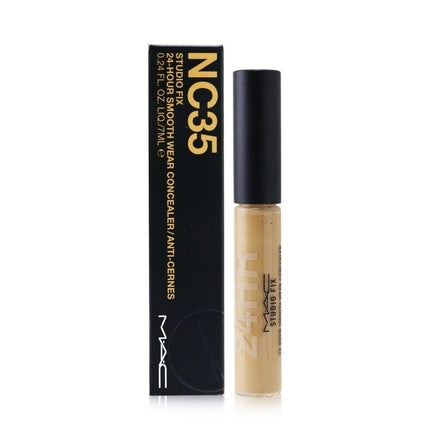 MAC Cosmetics Studio Fix 24-Hour Smooth Wear Concealer NC35 0.23oz Medium Beige with Gold Neutral for Medium Skin