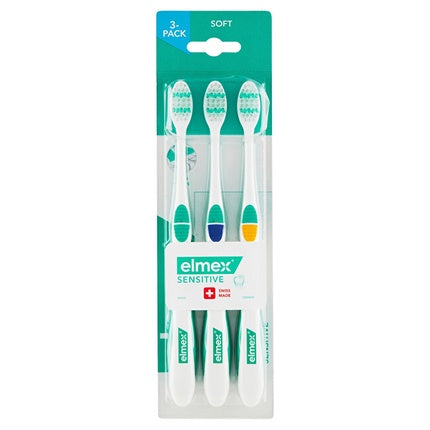 Elmex Very Soft Toothbrush Sensitive 3 Pieces