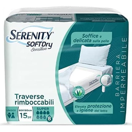 Serenity Soft Dry Sensitive Super 80x180cm - Pack of 15