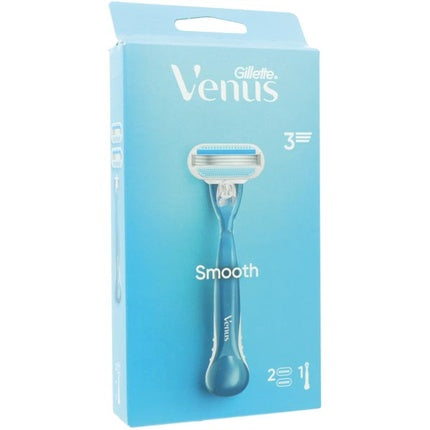Gillette Women Venus Smooth Razor With 2 Blades Blue