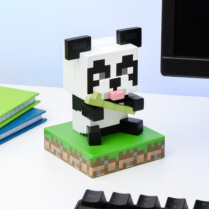 Paladone Minecraft Officially Licensed Panda Free Standing Desk Light Gaming Room Decor and Merchandise for Boys and Girls Nightlight Gift Accessory for Playroom and Bedroom