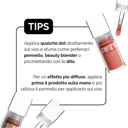 Mulac Cosmetics 3DVERSE Radiance Liquid Blush All Over 18 Virtualand Vegan 5ml