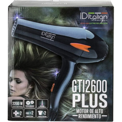 POSTQUAM IDET2600PLUS GTI 2600 PLUS GRAN Motor AC Hair Dryer - Black