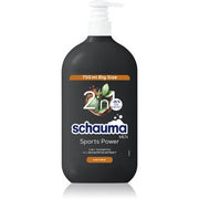 Schwarzkopf Schauma MEN 2 in 1 Shower Gel and Shampoo - Sports Power 750 ml for Men