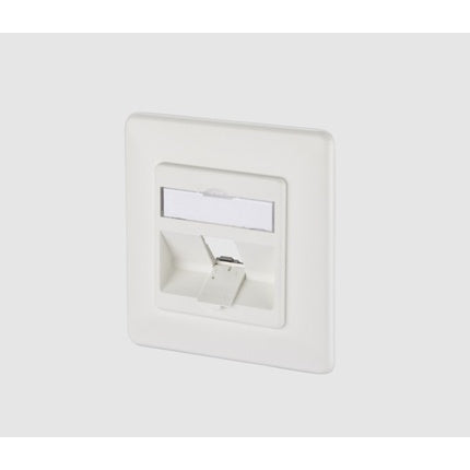 Metz Keystone Connection Box Up 1 Port Unfinished Pure White