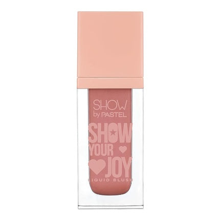 Show Your Joy Liquid Blush 53 Peach Dewy Finish Natural Looking Clean