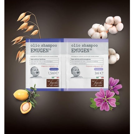 Fiocchi di Riso EMUGEN Shampoo Oil 45ml Milk Crust - Recycled Pack