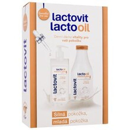 Lactovit Lactooil Intensive Care Kit - Body Milk 400 Ml And Shower Gel 500 Ml