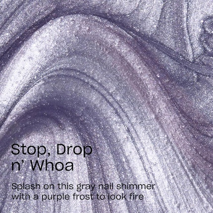 OPI Rapidry Quick Lacquer Stop Drop N' Whoa Nail Polish Grey Vegan Smudge-Proof