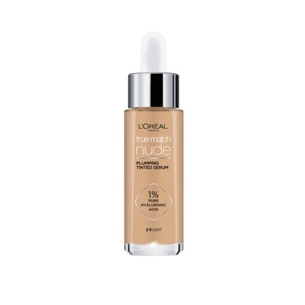 L'Oreal True Match Serum Nude Plumping Tinted Serum - 2-3 Light, 30ml