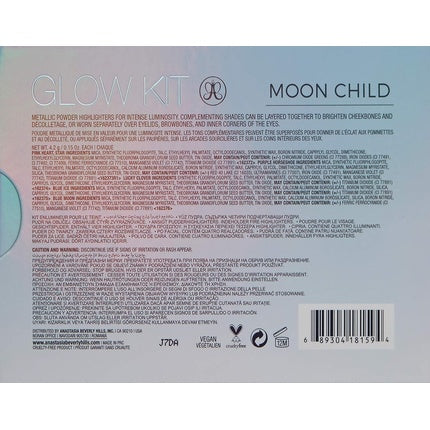 Anastasia Beverly Hills Glow Kit Moon Child Holographic Pastel Hues and Pearlescent Luminosity
