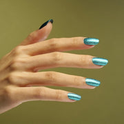 CND Shellac UV Nail Polish Teal-Tricity No. 478 Turquoise Shimmer