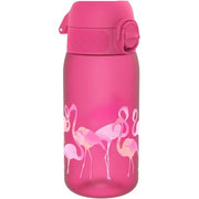 Ion8 Kids Water Bottle 350ml 12oz Flamingo Design OneTouch 2.0