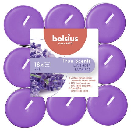 Bolsius True Scents Lavender Scented Tealights