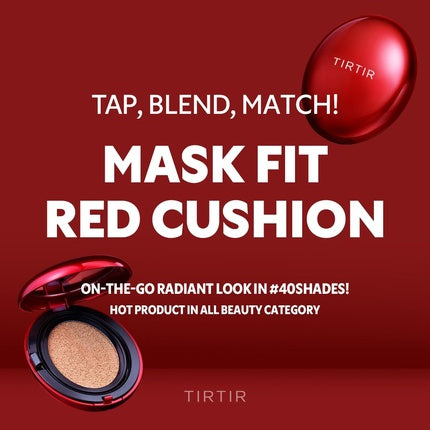 Tirtir Mini Size Mask Fit Red Cushion Foundation - Full Coverage, Weightless
