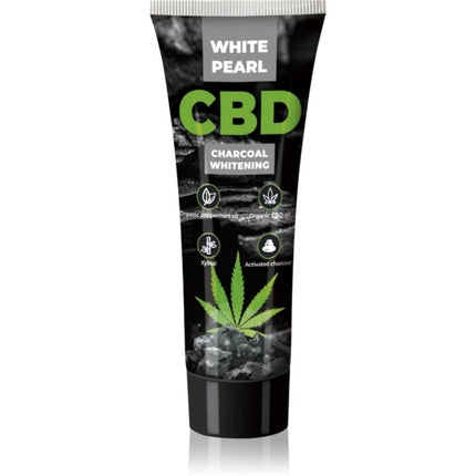 CBD Charcoal Whitening Toothpaste - Bělicí zubní pasta s konopným olejem a aktivním uhlím