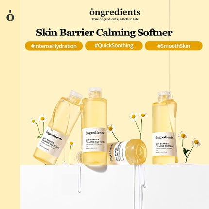 Ongredients Skin Barrier Calming Softener Daily Soothing Toner for Dry Skin