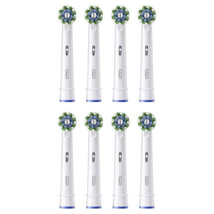 Oral-B Pro Cross Action Replacement Brush Heads for Electric Toothbrushes - Pack of 8