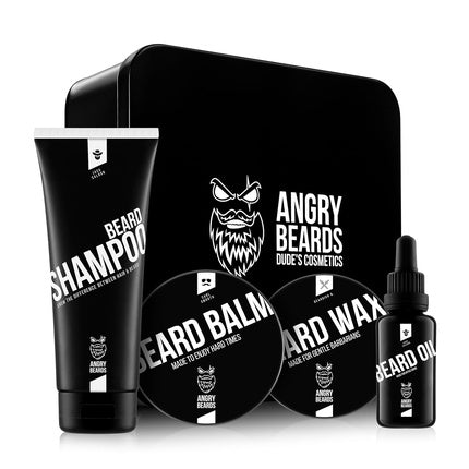Angry Beards Complete Beard Care Set for Growth & Styling – Riviera ...