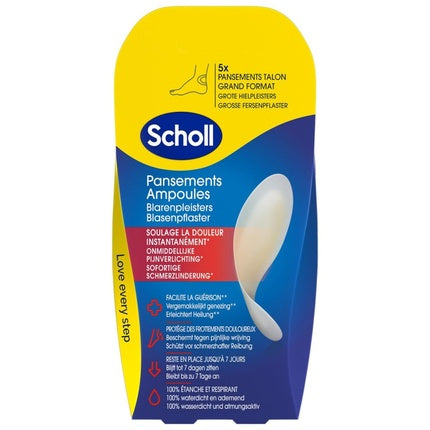 Scholl Large Blister Plasters Special Heels - 5 Pieces