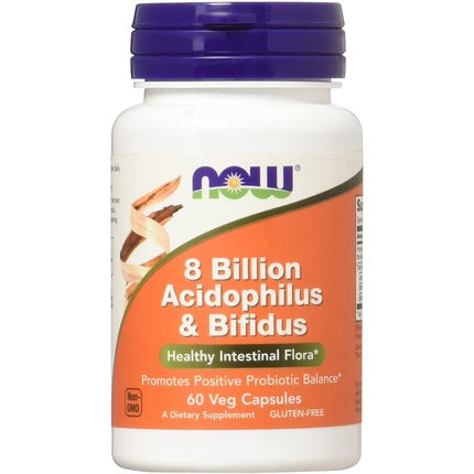8 Trillion Acidophilus And Bifidus,60 Veg. Capsules