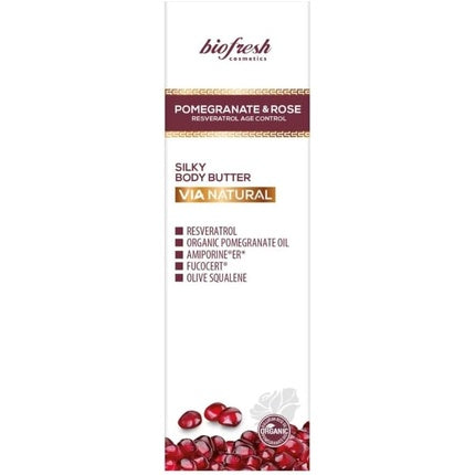 Biofresh Cosmetics Via Natural Rich Body Cream