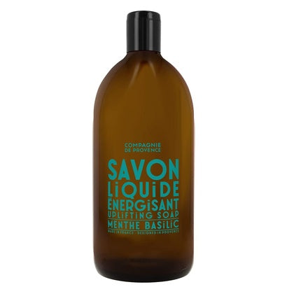 Compagnie de Provence Liquid Soap Mint Basil 1,000ml Refill Size Sulphate-Free 33.8 Fl Oz