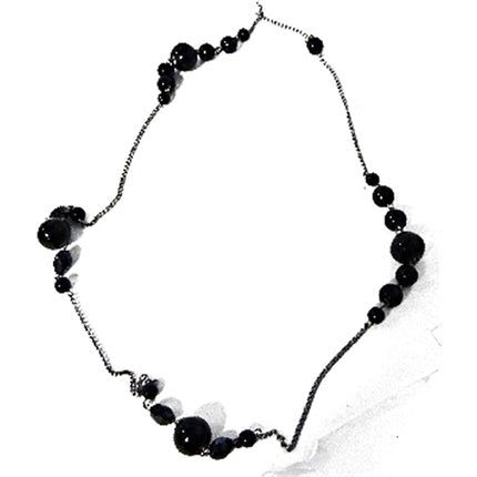 Debby Collana Nera Pearl Clay