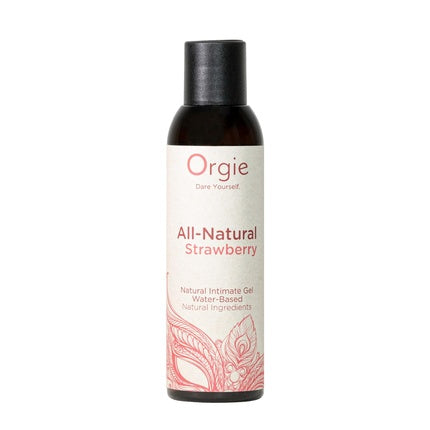 Orgie Natural Water-Based Strawberry Lubricant 150 Ml