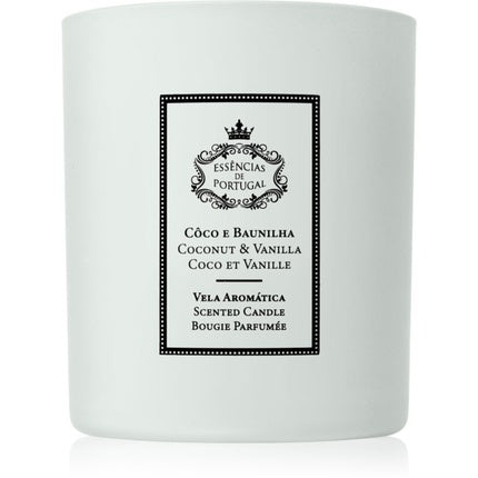Essencias de Portugal Saudade Natura Coconut & Vanilla scented candle - 180 g