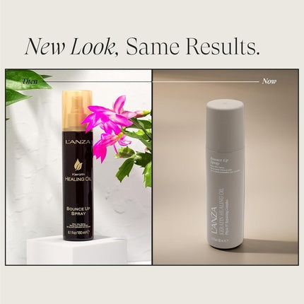 L'Anza Keratin Healing Oil Bounce Up Hairspray for Volume and Shine