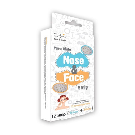 Cettuapure White Nose And Face Strip - 12 Cleansing Strips For Face