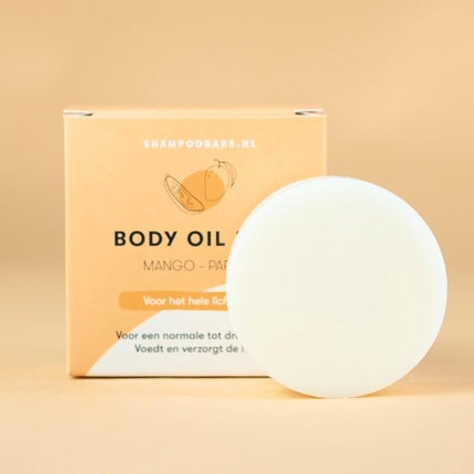 Shampoobars Body Oil Bar Mango Papaya