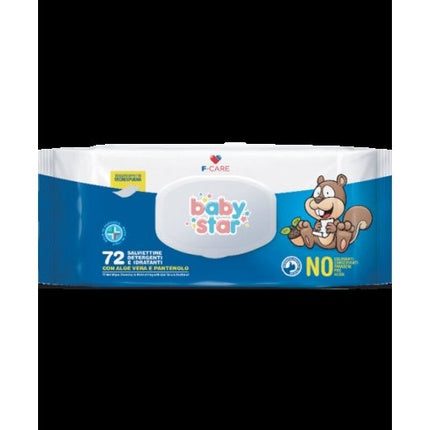Babystar Baby Wipes Chamomile 72 Pieces