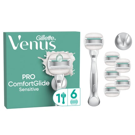 Venus Gillette Venus Pro Comfortglide Sensitive Razor - Green/White