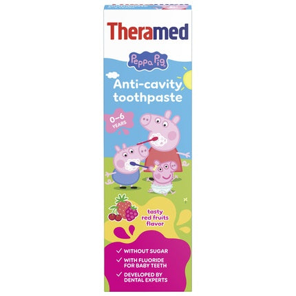 Theramed Junior Toothpaste Peppa Pig 06 Years Red Fruits