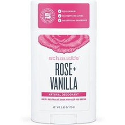 Schmidt's Signature Rose Vanilla Deo Stick Solid Deodorant