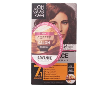 Llongueras Llongueras Color Advance Coffee Salon Collection Hair Colour 634 Dark Golden Copper Blond