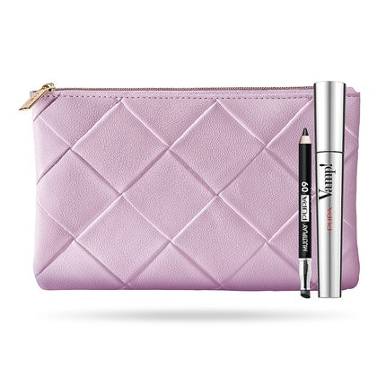 Pupa Vamp Paraben-Free Extra Volume Mascara And Multiplay Double-Ended Eyeshadow Kajal Eyeliner Set - 100 Black 9 Ml, 09 Deep Black 12 G