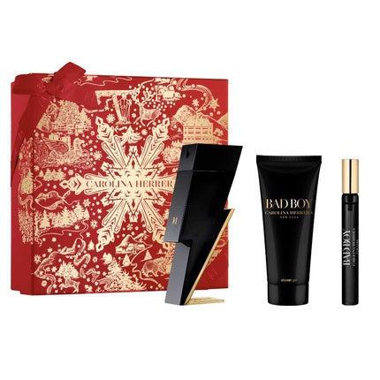 Carolina Herrera Bad Boy Eau De Toilette Gift Set - 100ml