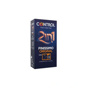 Control Finissimo Control 2 In 1 Condomlubricant 6 Units